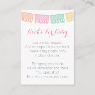 Baby Shower Taco Bout A Fiesta Books For Baby Enclosure Card