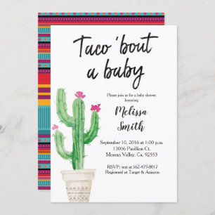 Baby Shower Taco Bout Baby Invitation