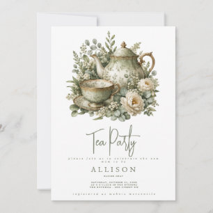 Baby Shower Tea Invitation
