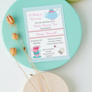 Baby Shower Tea Invitation