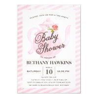 Baby Shower Tea Party | Baby Shower Card