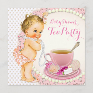 Baby Shower Tea Party Invitation