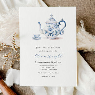 Baby Shower Tea Party Invitation
