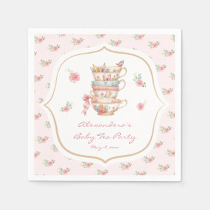 Baby Shower Tea Party Napkins