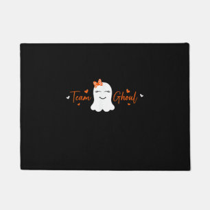 Baby Shower Team Girl Halloween Gender Reveal Team Doormat
