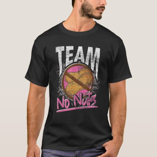 Baby Shower Team Girl Team No Nuts  Gender Reveal T_Shirt