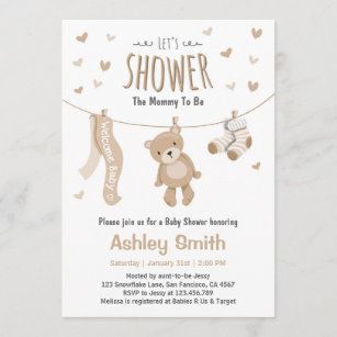 Snowflake Baby Shower Invitations Zazzle