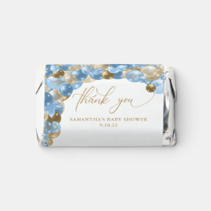 Baby Shower Thank You Blue Balloon Arch Hershey's Miniatures