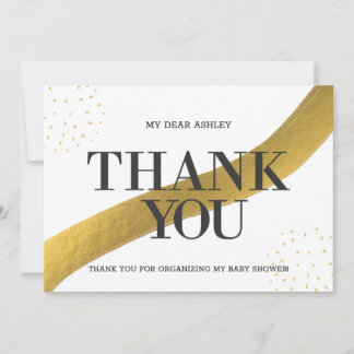 Baby Shower Thank You Card