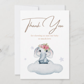 Baby Shower Thank You Card