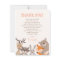Baby Shower Thank You Card Woodland
