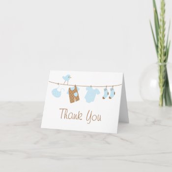 Baby Shower Thank You Cards by eventfulcards at Zazzle