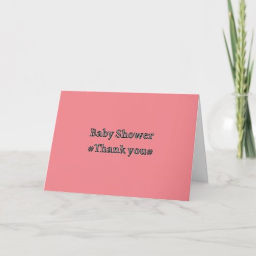 Baby Shower Thank you cards 