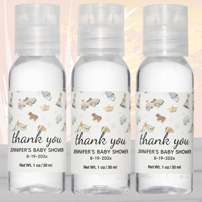 Baby Shower Thank You Favor 12 Bottles Hand Sanitizer (Creator Uploaded)