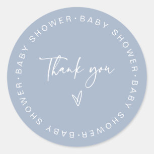 Baby Shower Thank you Favor Label Sticker F201