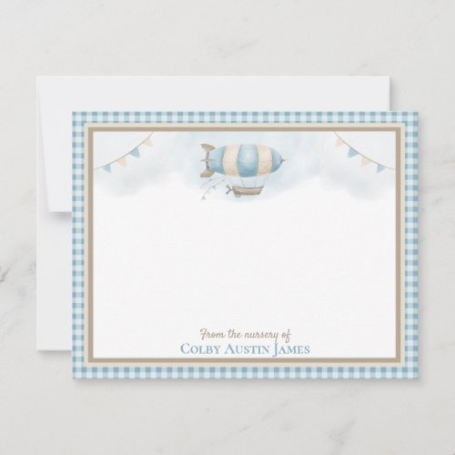Baby Shower Thank You Flat Notecards