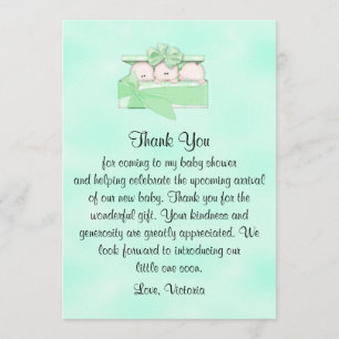 Baby Shower Thank You Gender Neutral Invitation
