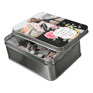 Baby Shower Thank You Gift Photo and Date Jigsaw Puzzle