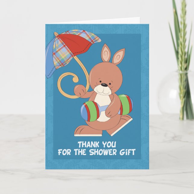 Baby Shower Thank You Note Card (Front)