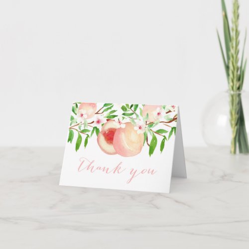 Baby Shower Thank You Notes Peach Orchard