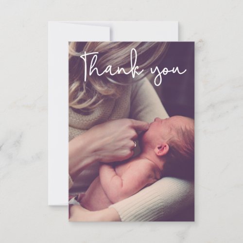 Baby Shower Thank you Photo Birth Announcement