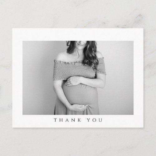 Baby Shower Thank You Photo Post Card