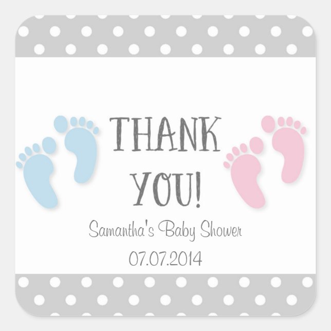 Baby Shower Thank You Stickers
