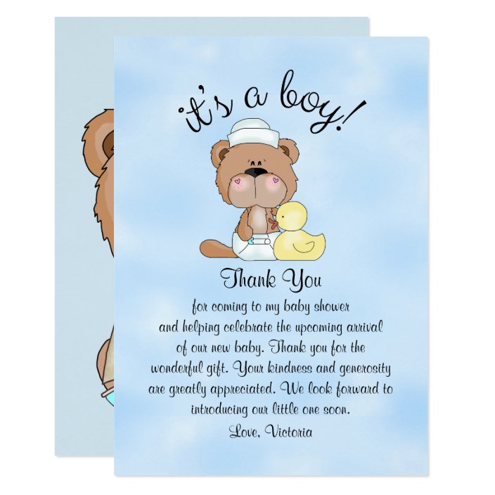 thank you for coming to our baby shower
