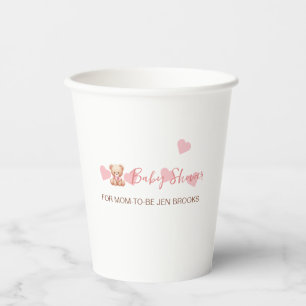 Baby Shower Theme Personalized Paper Cups