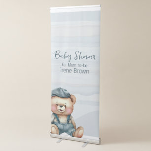 Baby Shower Theme Vertical Retractable Banner