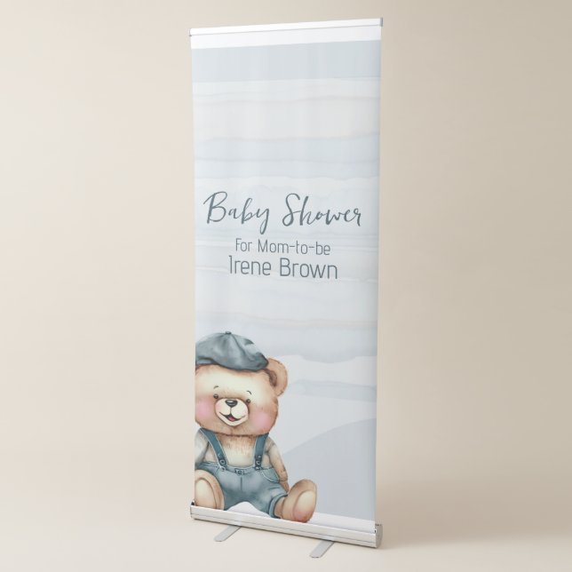 Baby Shower Theme Vertical Retractable Banner (3/4)