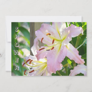 Baby Shower to Honor Mom's Name custom Lilies Invitation