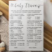 Baby Shower Game Cards Set - 30 Double Sided Cards & Answer Card, Family Feud Style, Spring Flower Theme - View #4