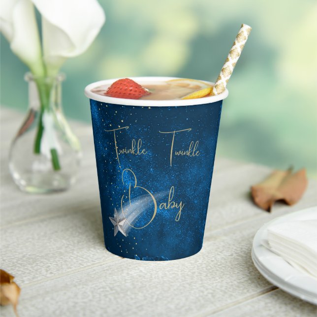 Baby Shower Twinkle Twinkle Stars  Paper Cups (Insitu)