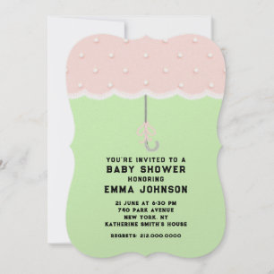 Baby Shower Umbrella Invitation