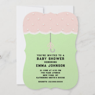 Baby Shower Umbrella Invitation