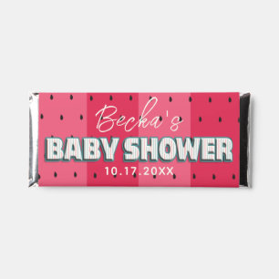 Baby Shower Umbrella Watermelon Hershey Bar Favors