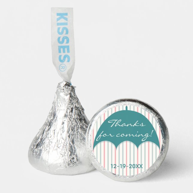 Baby Shower Umbrella Watermelon Hershey®'s Kisses® (Front)