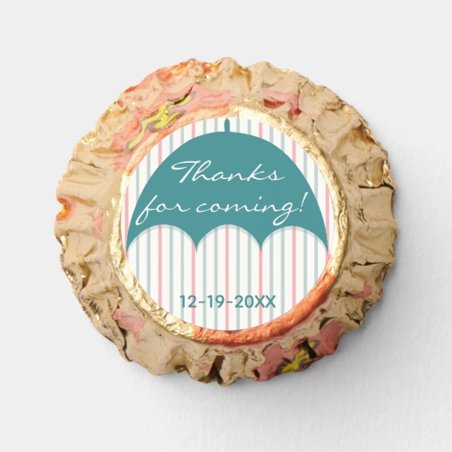 Baby Shower Umbrella Watermelon Reese's Peanut Butter Cups (Front)