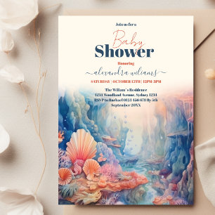 Baby Shower Under The Sea Invitation