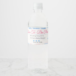 Baby Shower Water Bottle Label   Sweet Baby Punch
