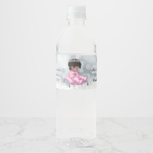 Baby Shower Water Bottle Labels Winter Wonderland Water Bottle Label