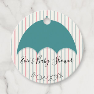 Baby Shower Watermelon Picnic Favor Tags