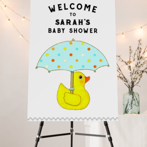 Baby Shower Welcome Foam Board