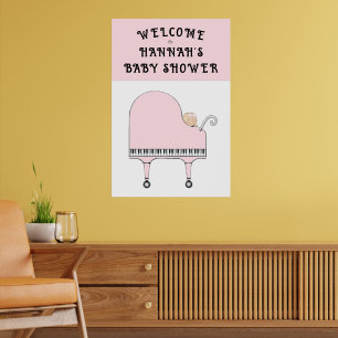 Baby Shower Welcome Poster