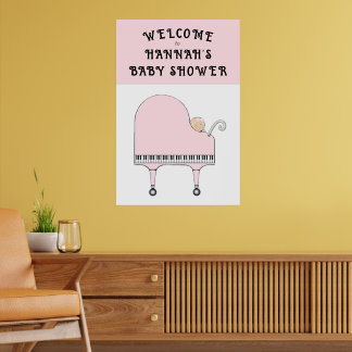 Baby Shower Welcome Poster