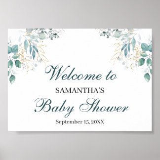 Baby Shower Welcome Poster Sign