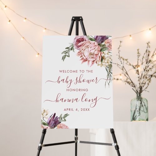 BABY SHOWER WELCOME SIGN