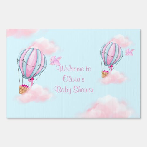 Baby Shower Welcome sign