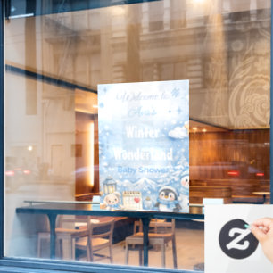 Baby Shower Welcome Sign   Cute Nursery Animals